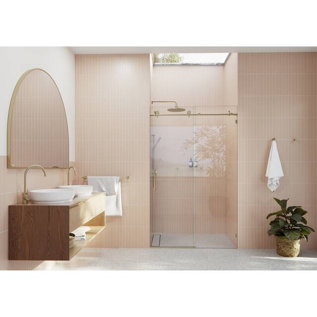 Glass Warehouse 44 in. - 48 in. x 78 in. Frameless Sliding Shower Door