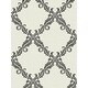 preview thumbnail 2 of 5, Seabrook Designs Kiran Scroll Frame Non-Woven Unpasted Wallpaper 27 in. W x 27 ft. L - Metallic Charcoal
