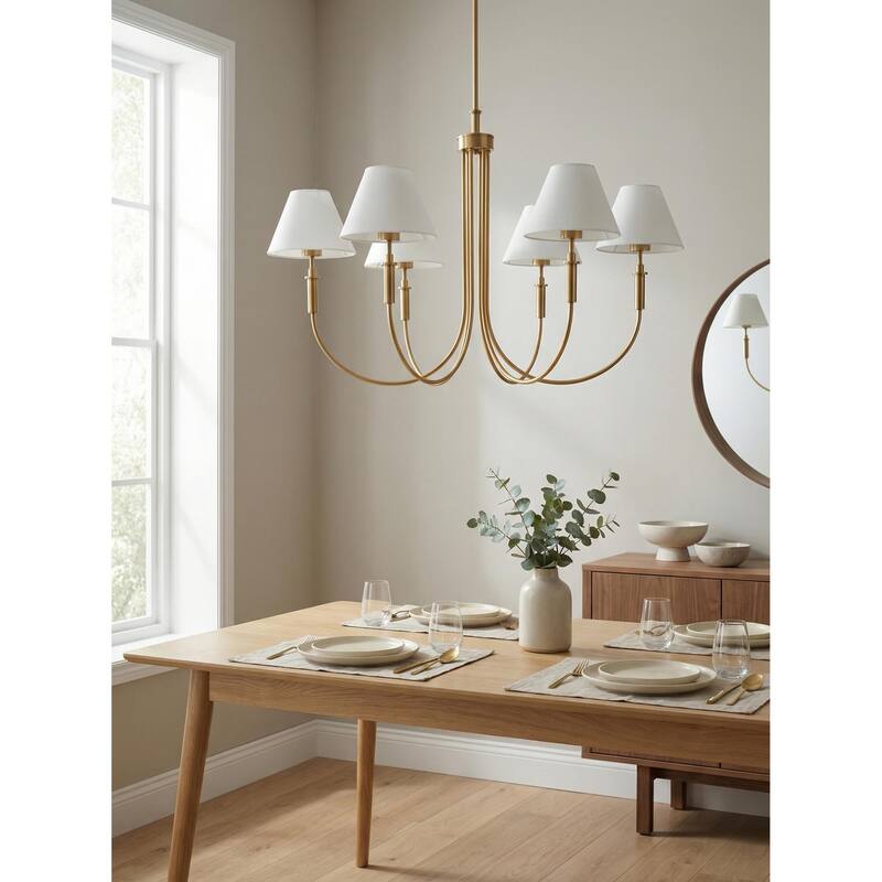 Livabliss Montclaire Modern Chandelier - Brass