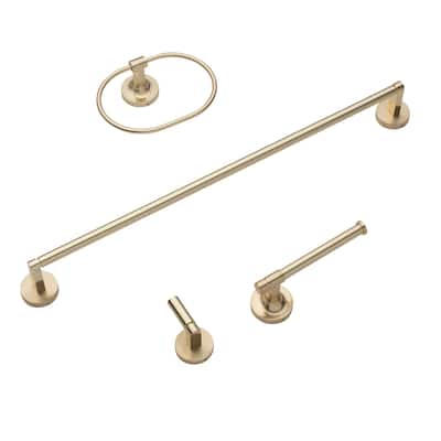 GlideRite 4-Piece Bathroom Hardware Set - 9024-KIT-RD