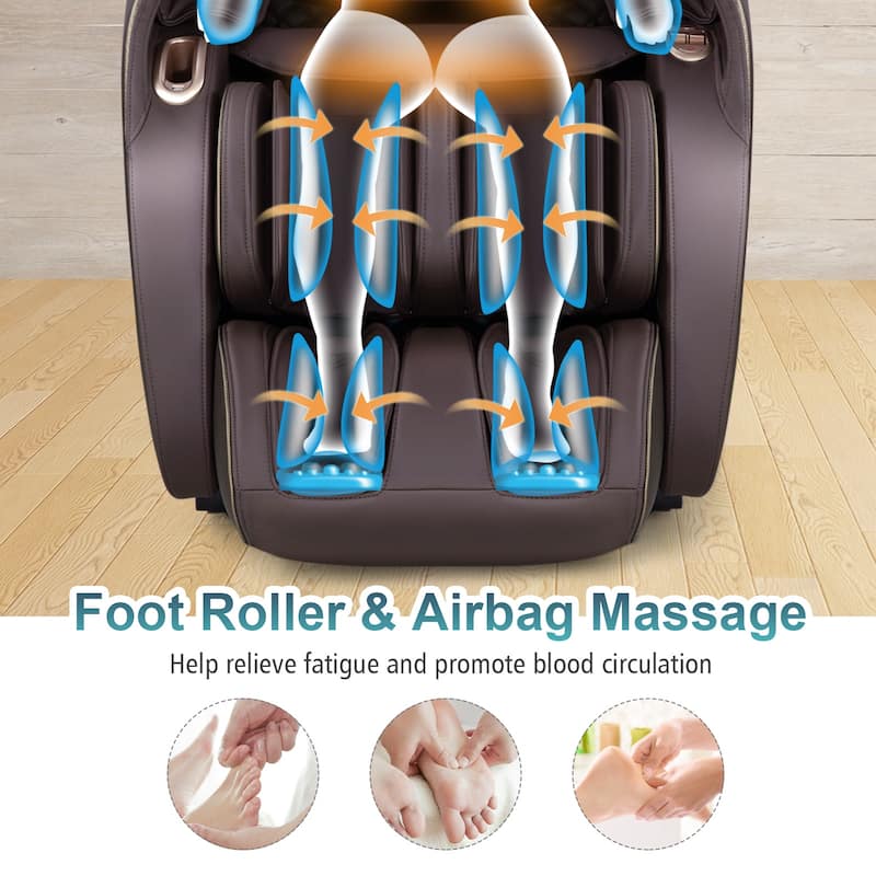 Relaxe Zero Gravity Shiatsu Massage Chair with Heating (SL-Track)