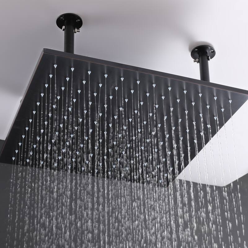 Rbrohant Thermostatic Complete Shower System with Rough in-Valve