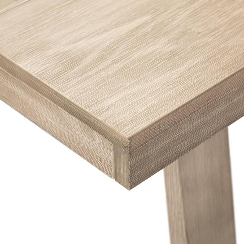 Plank and Beam 94" Classic Solid Wood Conference Dining Table and Benches
