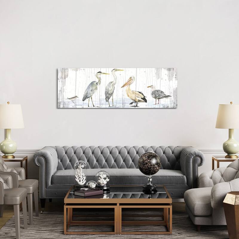 iCanvas "Birds of the Coast Rustic Panel" by Tara Reed Canvas Print