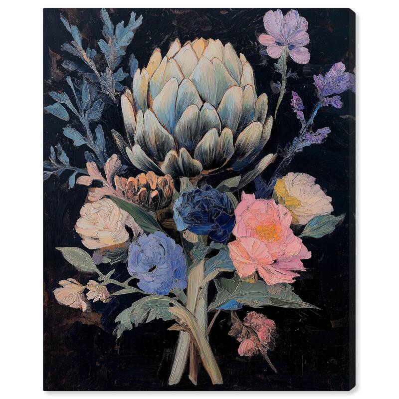 Moody Artichoke I Canvas by Art Remedy, Gallery Wrapped - 24" x 30"