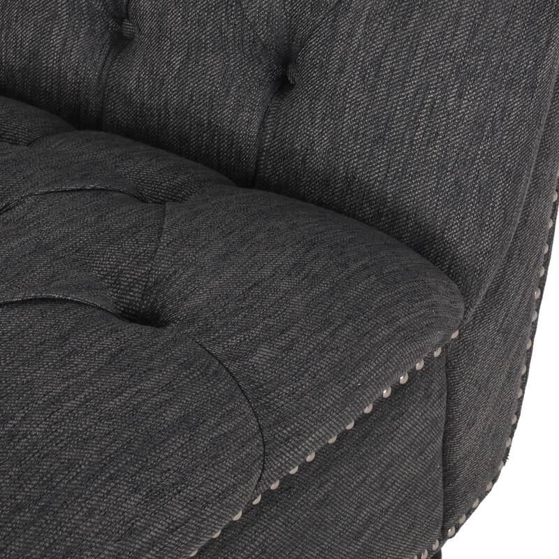 Varnell Contemporary Button Tufted Chaise Lounge by Christopher Knight Home - 64.25" L x 29.00" W x 33.75" H