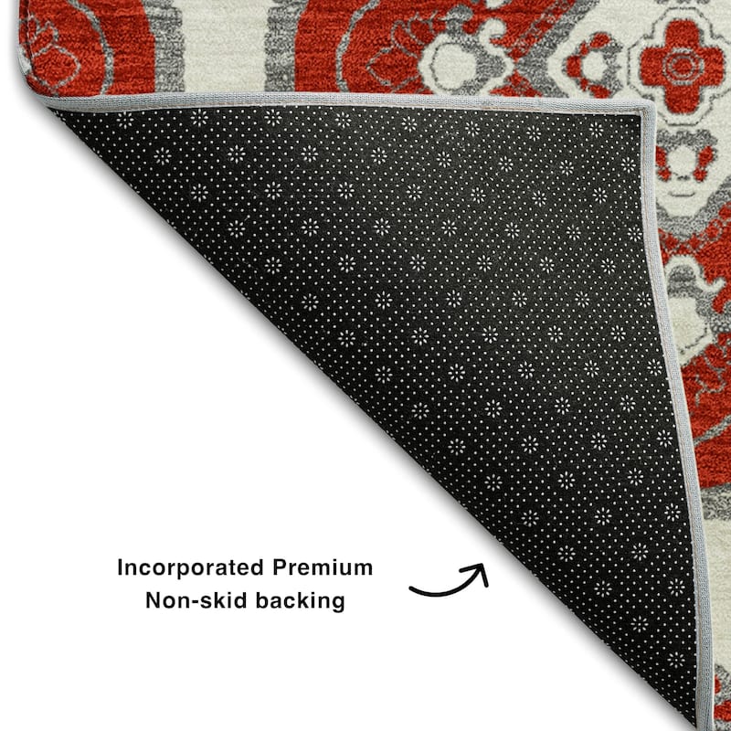 Premium Washable Super Soft Global Glam Mayfield Rug