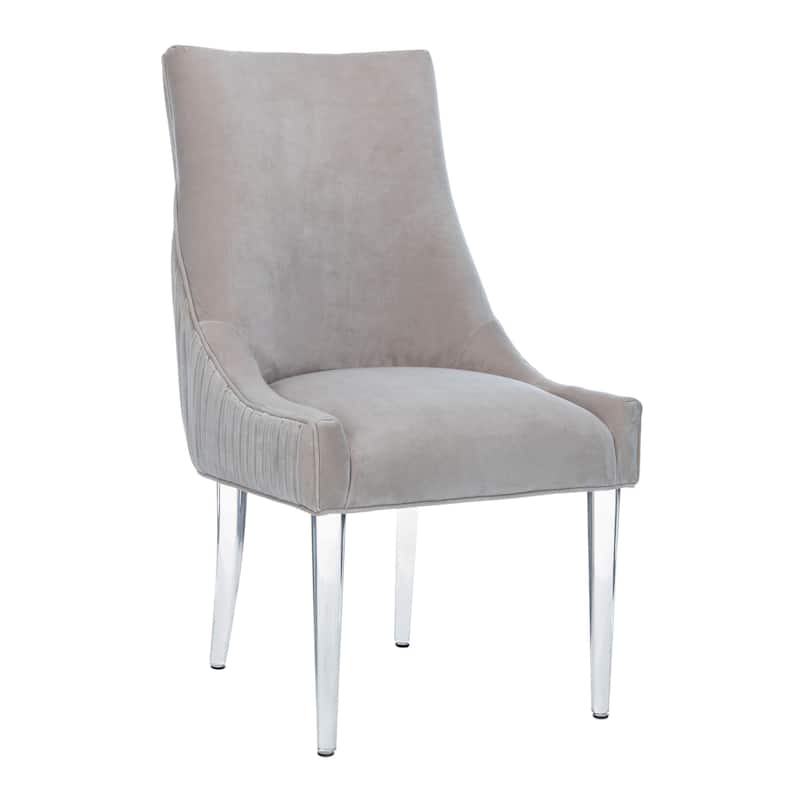 SAFAVIEH Couture Vesile Acrylic Leg Dining Chair - 22"W x 28"D x 38"H