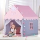 preview thumbnail 1 of 3, Large Pink Playhouse for Kids Indoor and Outdoor Princess Tent