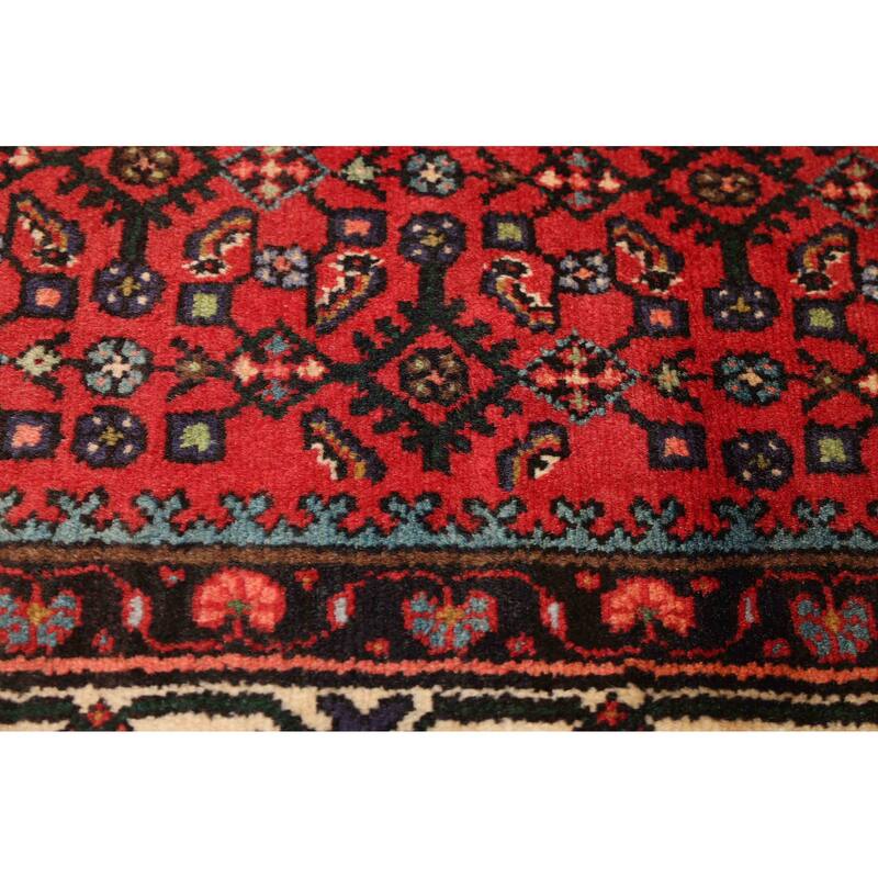 ECARPETGALLERY Hand-knotted Andelz Red Wool Rug - 3'5 x 5'0