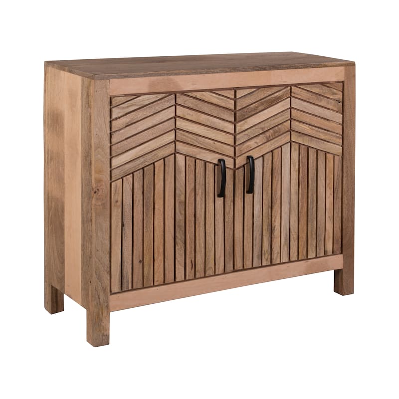 Elk Home Deltaville Natural Wood 40 Inch Wide Credenza