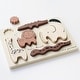 preview thumbnail 3 of 3, Wee Gallery Wooden Tray Puzzle - Safari Animals