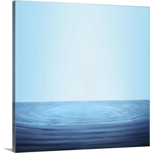 "Water ipples" Canvas Wall Art