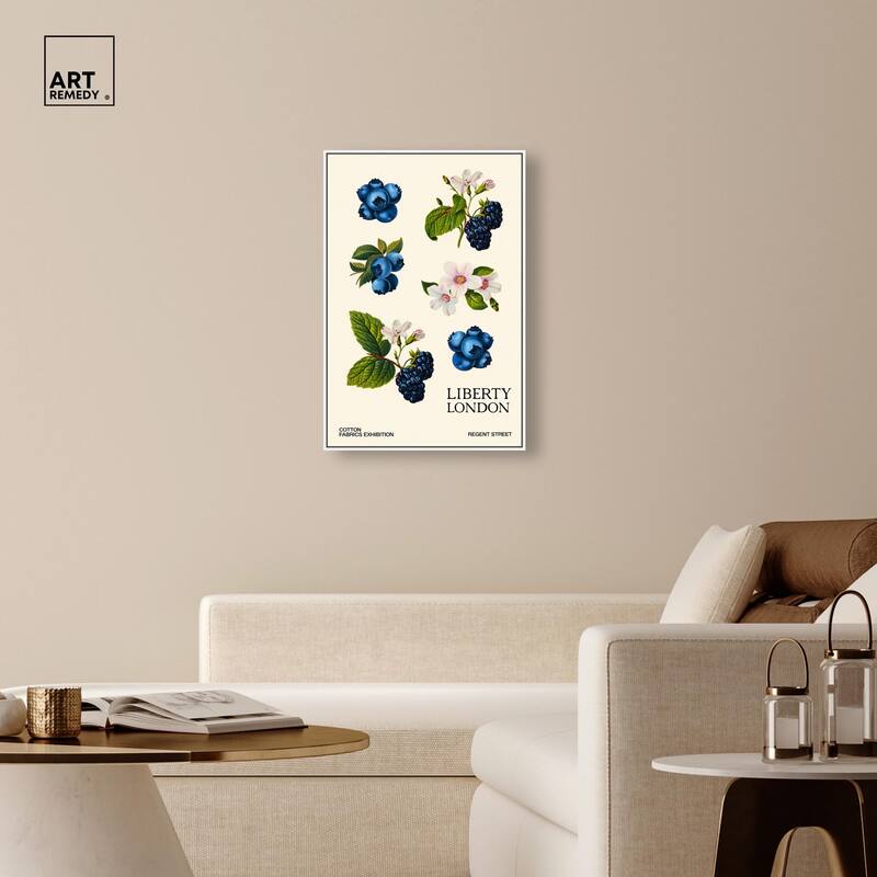 Berries and Blooms I Canvas by Art Remedy