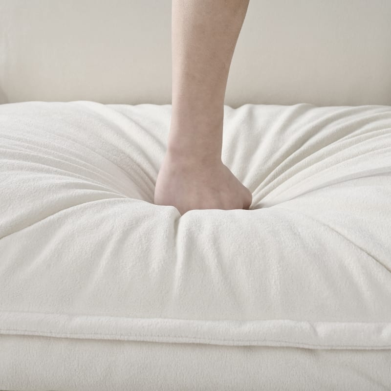 Oversized Chenille Single Sofa Chair, Upholstered Armchair Deep Seat Accent Chair Modular Couch, Lounge Chair & Ottoman Set