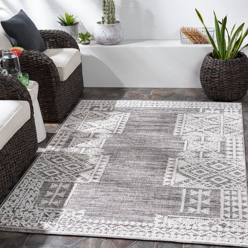 Grieg Indoor/ Outdoor Farmhouse Area Rug
