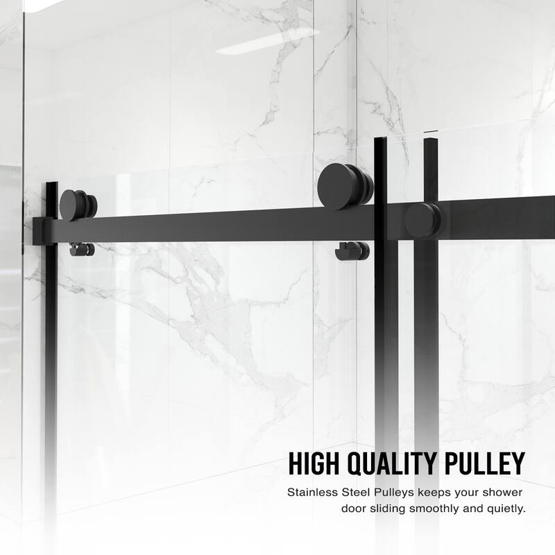 Topcraft 56“-60 ”W x 70 "H Frameless Shower Door - 60*70