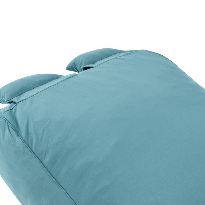 Christopher Knight Home - Lemoore Casual Outdoor Upholstered Bean Bag Daybed