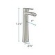 preview thumbnail 11 of 22, 631 Foil Glass Sink, Brushed Nickel Faucet, Sink Ring, Pop-up Drain