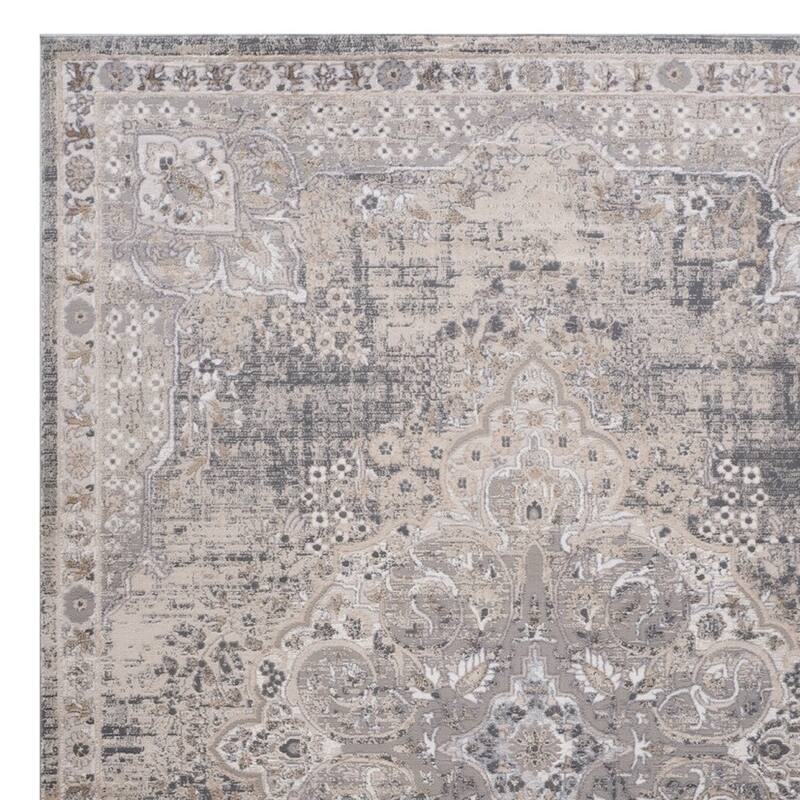 Bike Distressed Stain Resistant Woven Durable Area Rug By HomeRoots