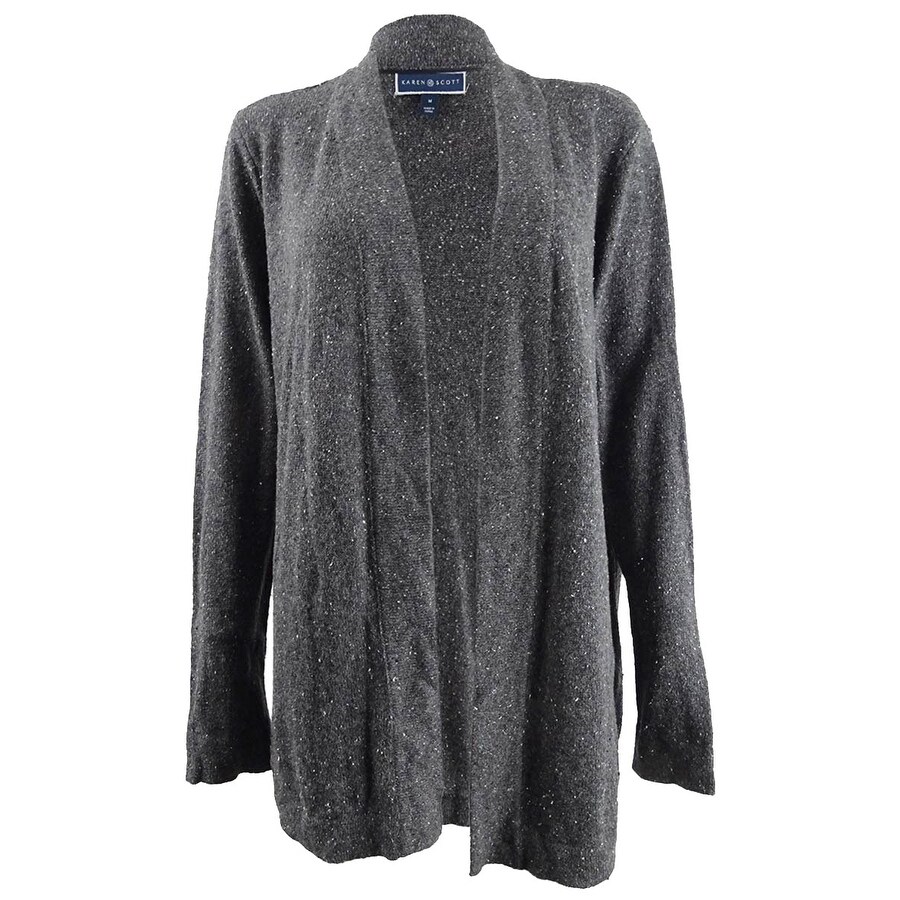 karen scott jersey cardigan