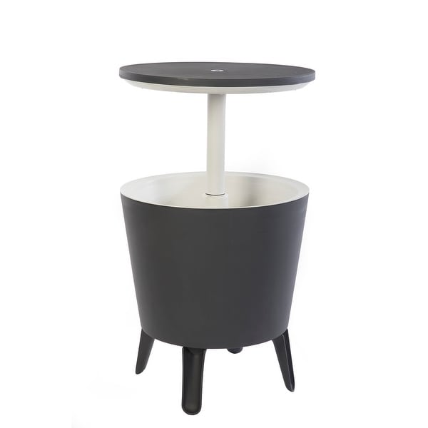 Keter Cool Bar Indoor Outdoor Patio Beverage Cooler and Bar Pop Up