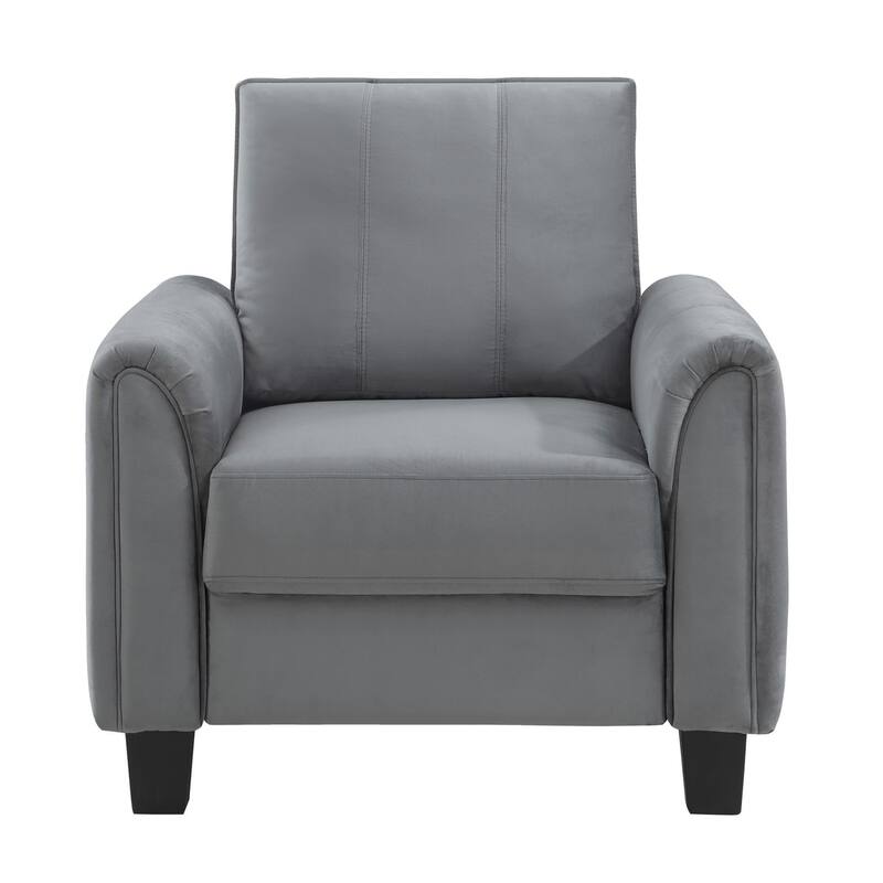 Dixon Grey Upholstered Accent Chair