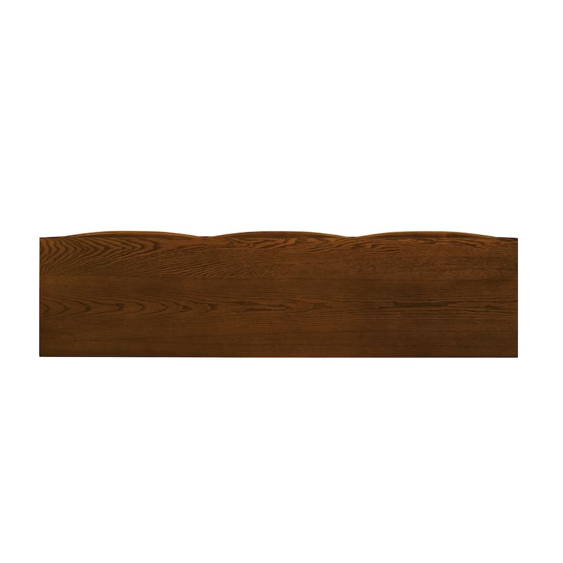 GDFStudio - Everstead Solid Wood Mid Century Modern TV Stand with Charging Station