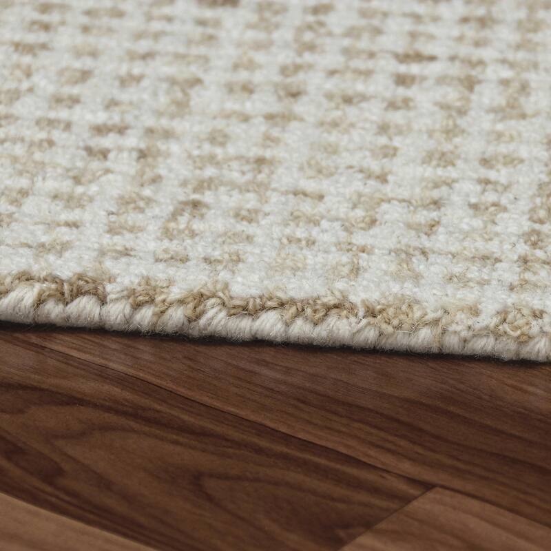 Noah Contemporary Geometric Wool Indoor Area Rug by Sevita