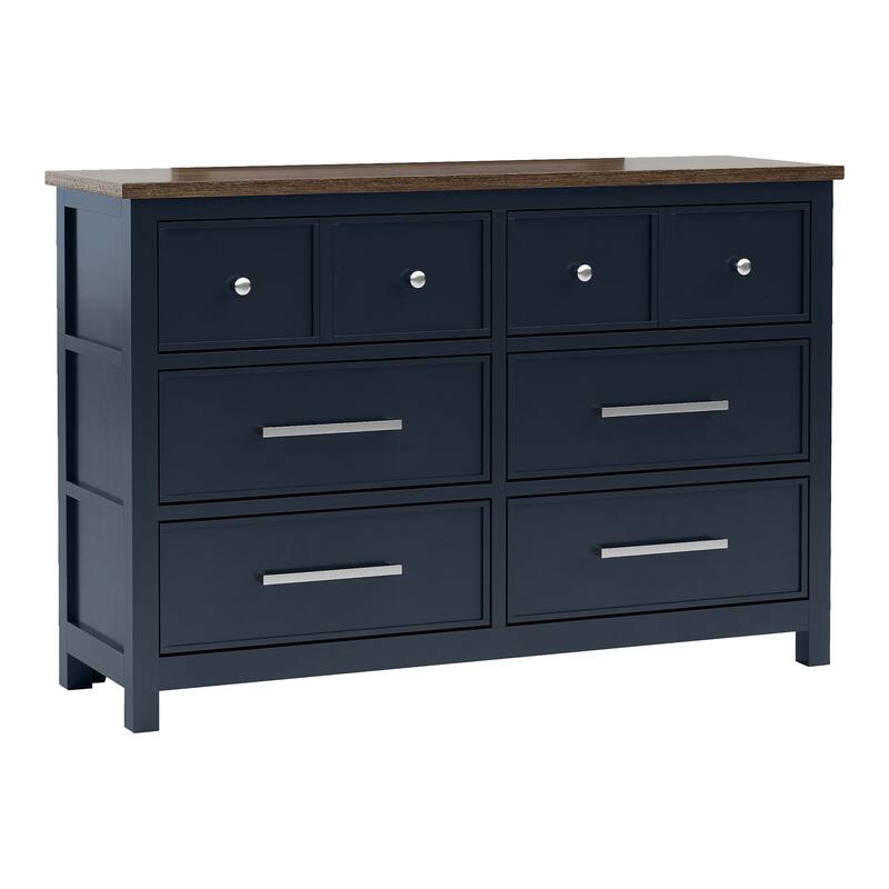 Furniture of America Althea Modern Farmhouse 3-Piece Wood Dresser and 2 Nightstand Bedroom Set