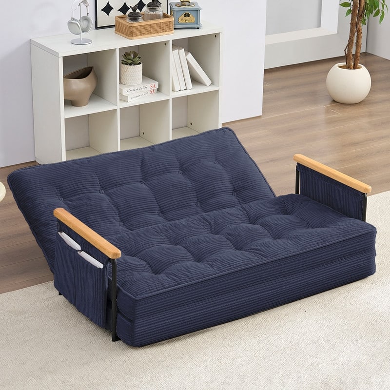 Mixoy Muti-Functional Folding Floor Sofa Bed,3-Seater,2-Seater,1-Seater Lazy Futon Sofa with 6 Position Adjustable Backrest