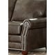 preview thumbnail 7 of 11, Davis Top Grain Leather Upholstered L-shaped Sectional Sleeper Sofa