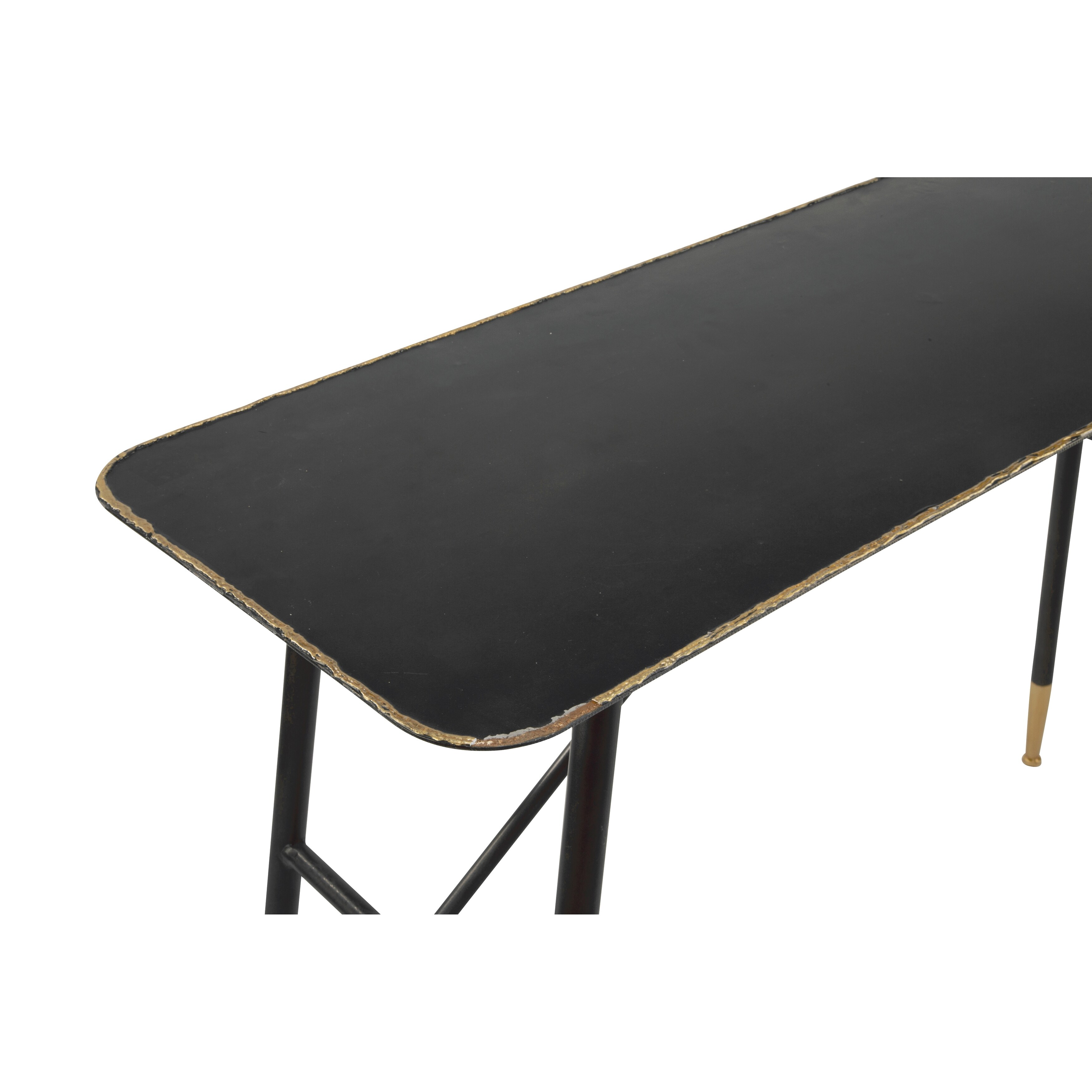 Shop Black Gold Console Table Overstock 27704806