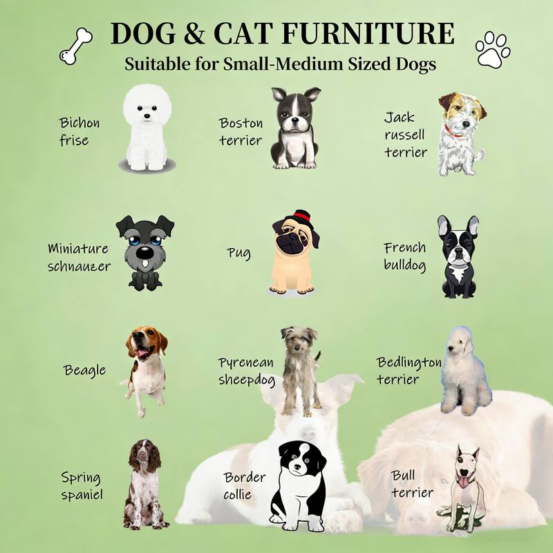 Elevated Pet Bed,Rattan Dog House