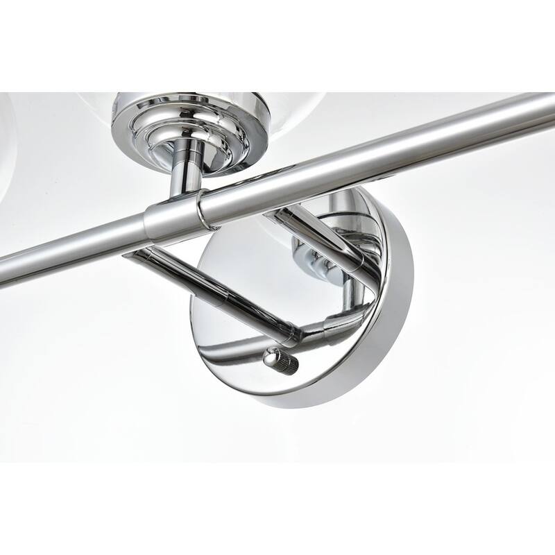 Inzo 1 Light Black and Clear Bath Sconce