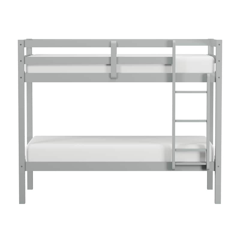 Hillsdale Caspian Wood Twin Over Twin Bunk Bed