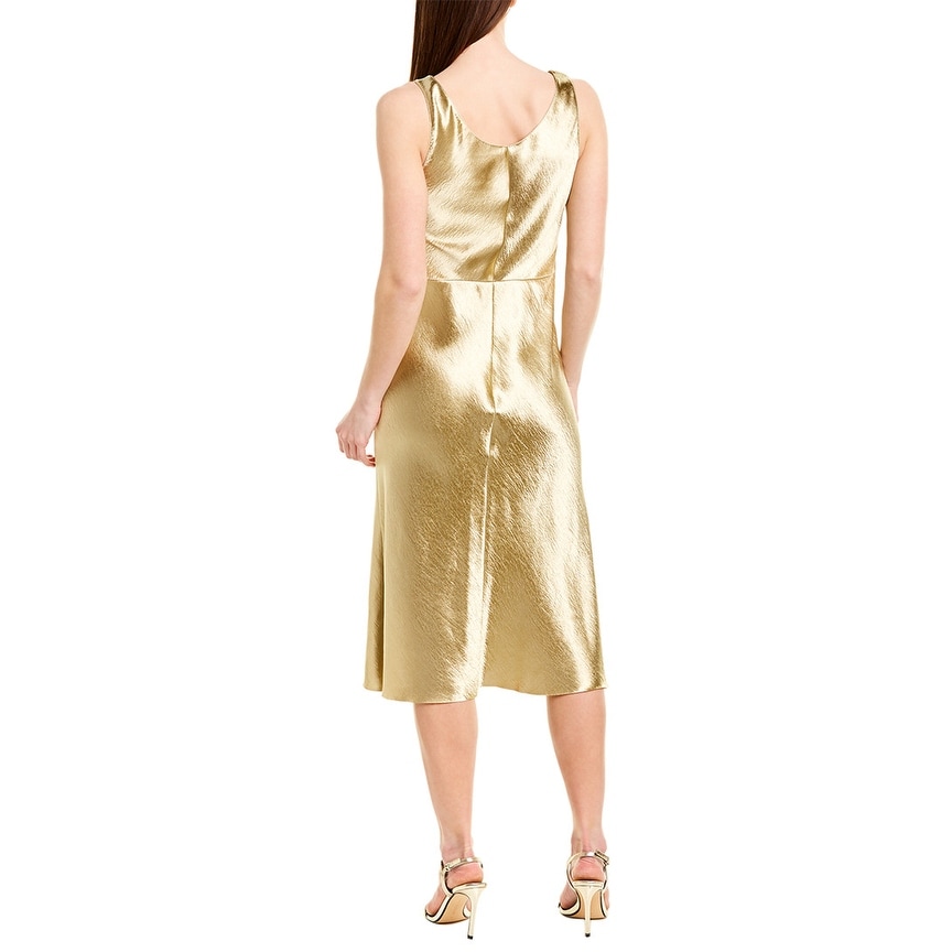 Vince metallic tank dress