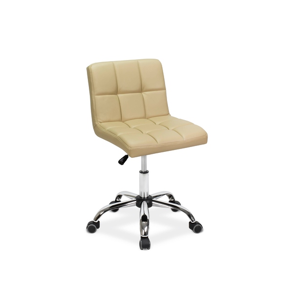 Cream color sales office chair