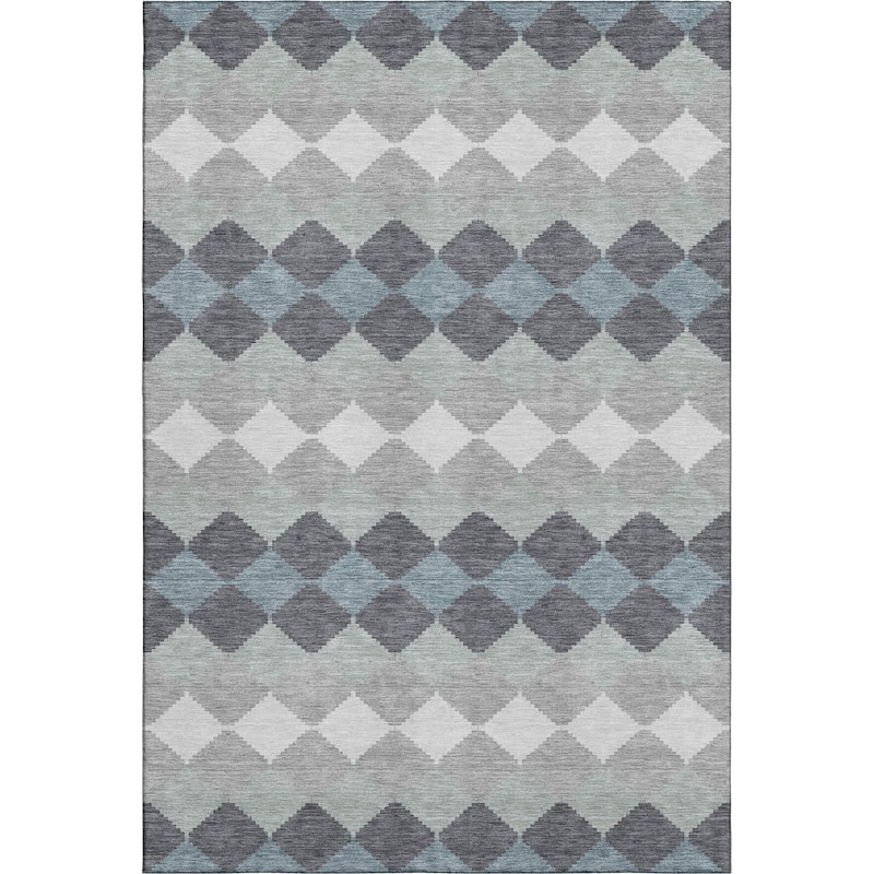 Premium Washable Super Soft Diamond Modern Mayfield Rug