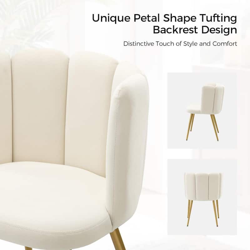 Anjela Side Chair with Tufted Back
