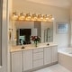 preview thumbnail 57 of 197, 2/3/4-Light Modern Bathroom Crystal Vanity Light Wall Sconces