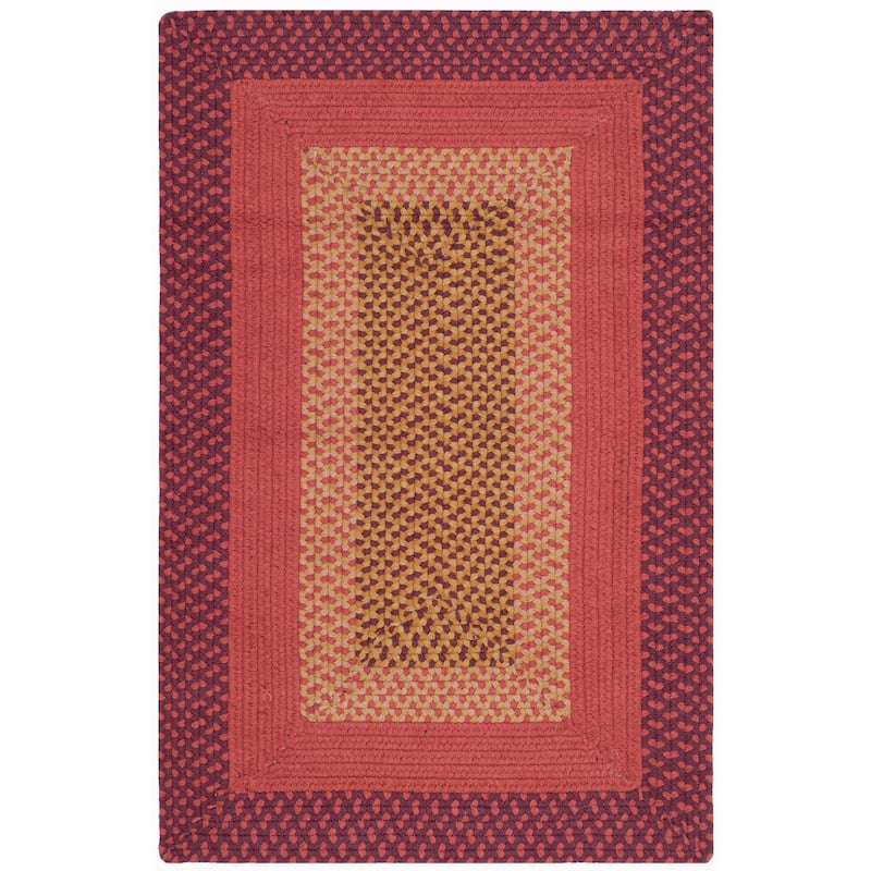 SAFAVIEH Handmade Braided Areta Country Cotton Rug - 2'6" x 4' - Multi