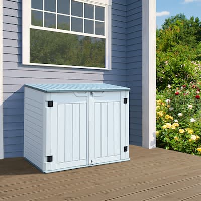4.25 ft. W x 2.4 ft. D Resin Storage Shed