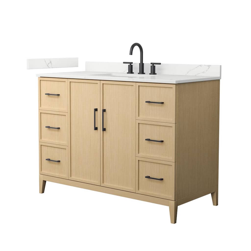 Wyndham Collection WCH717148S-QTZ-US3MXX Elan 48" Free Standing Single