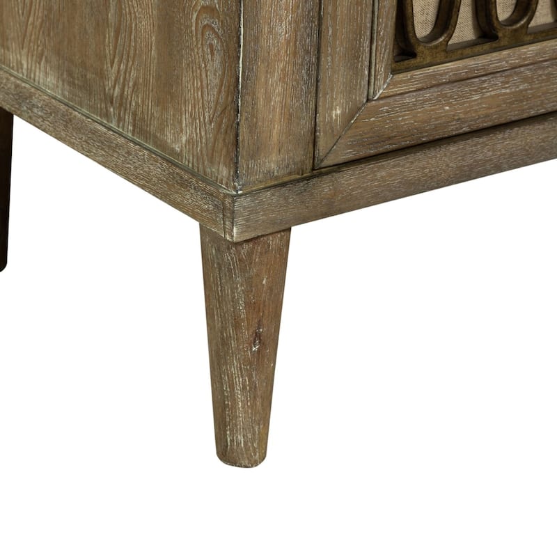 Devonshire Driftwood 4 Door Accent Cabinet