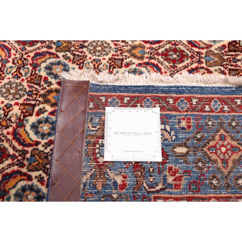 ECARPETGALLERY Hand-knotted Kayseri Cream Wool Rug - 3'5 x 10'2