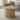 Tambour Design Round Coffee Table with Storage Shelf