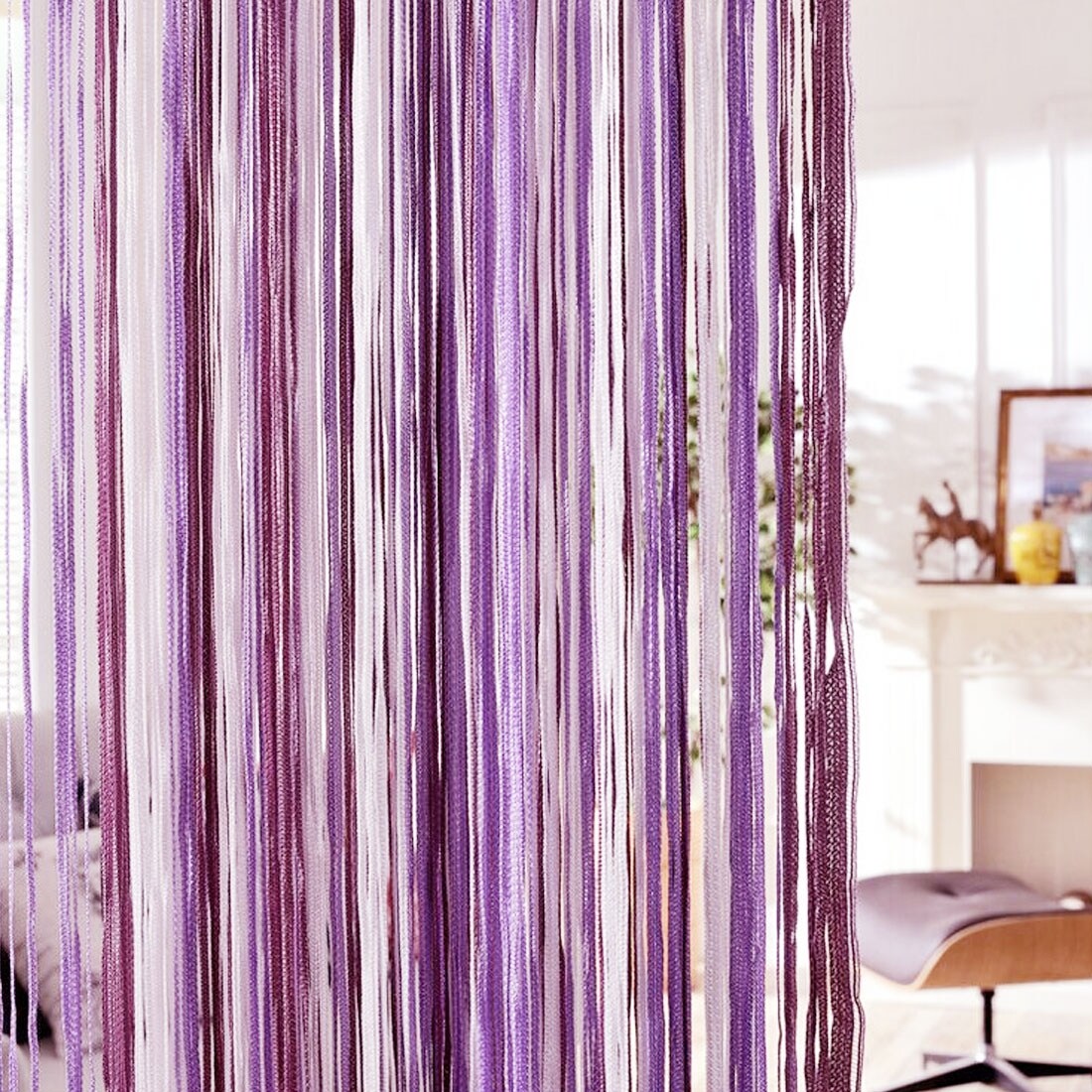 Shop Door Restaurant Ribbon Strip Tassel Screen Divider Decoration