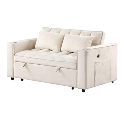 55.3" 4-1 Multi-functional Sofa Bed