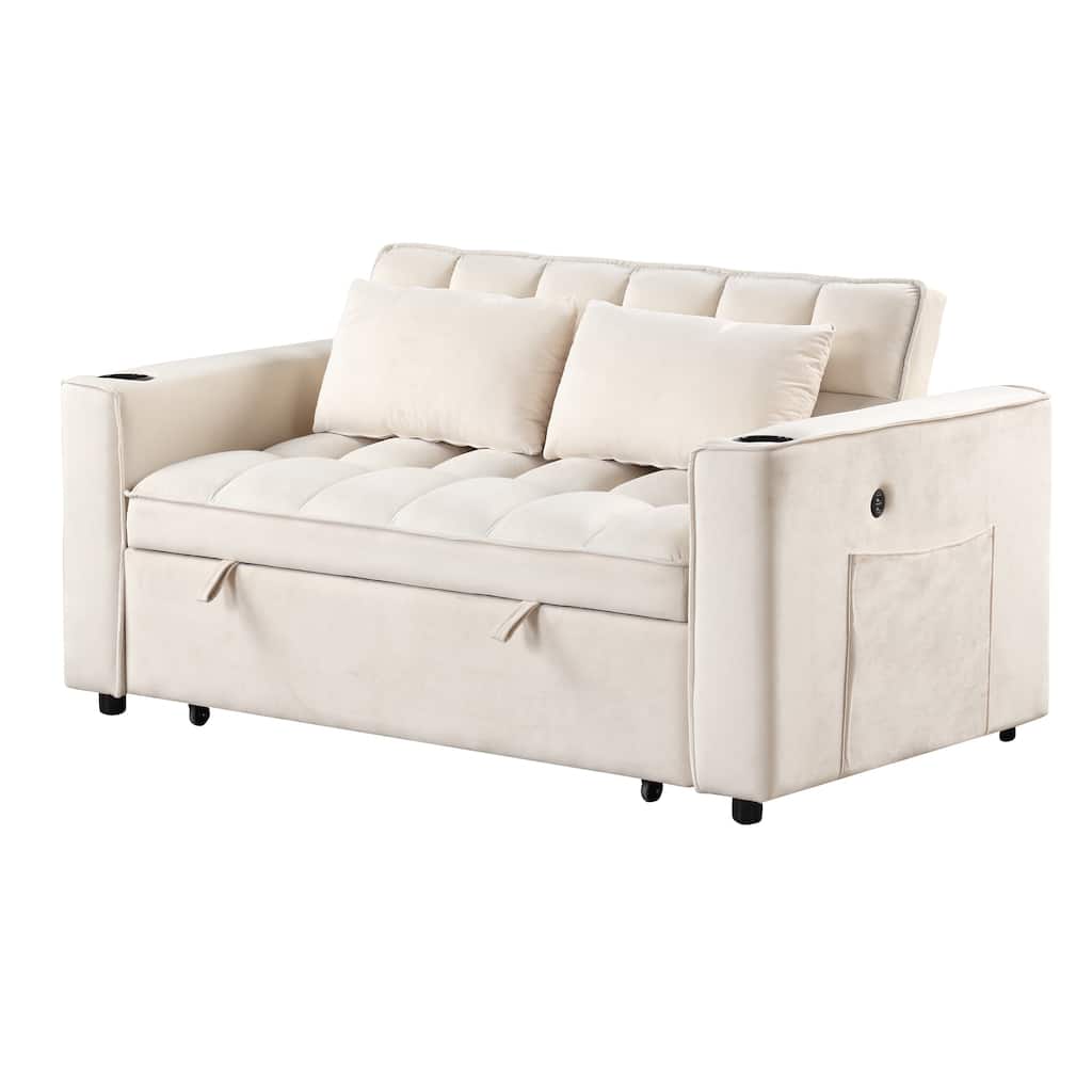 55.3" 4-1 Multi-functional Sofa Bed